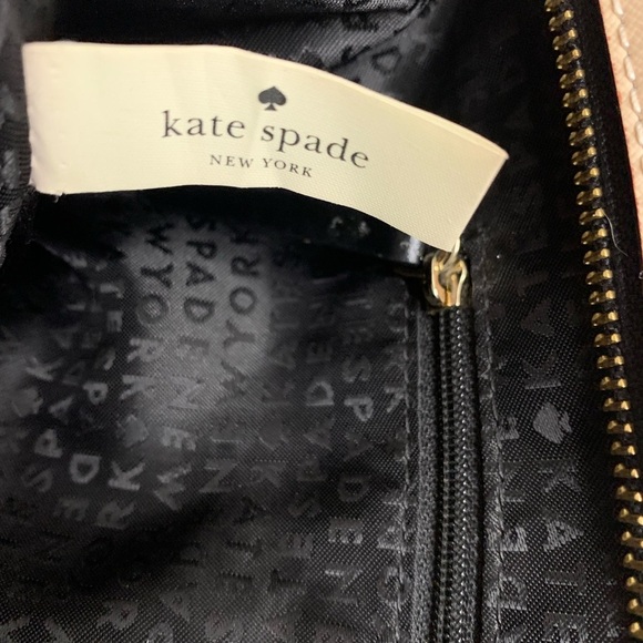 Kate Spade Jules Grant Street Tote Grainy Vinyl Striped PreOwned Slight Wear - Picture 10 of 14